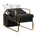 GABBIANO Hair Wash Unit DIANA GOLD Black